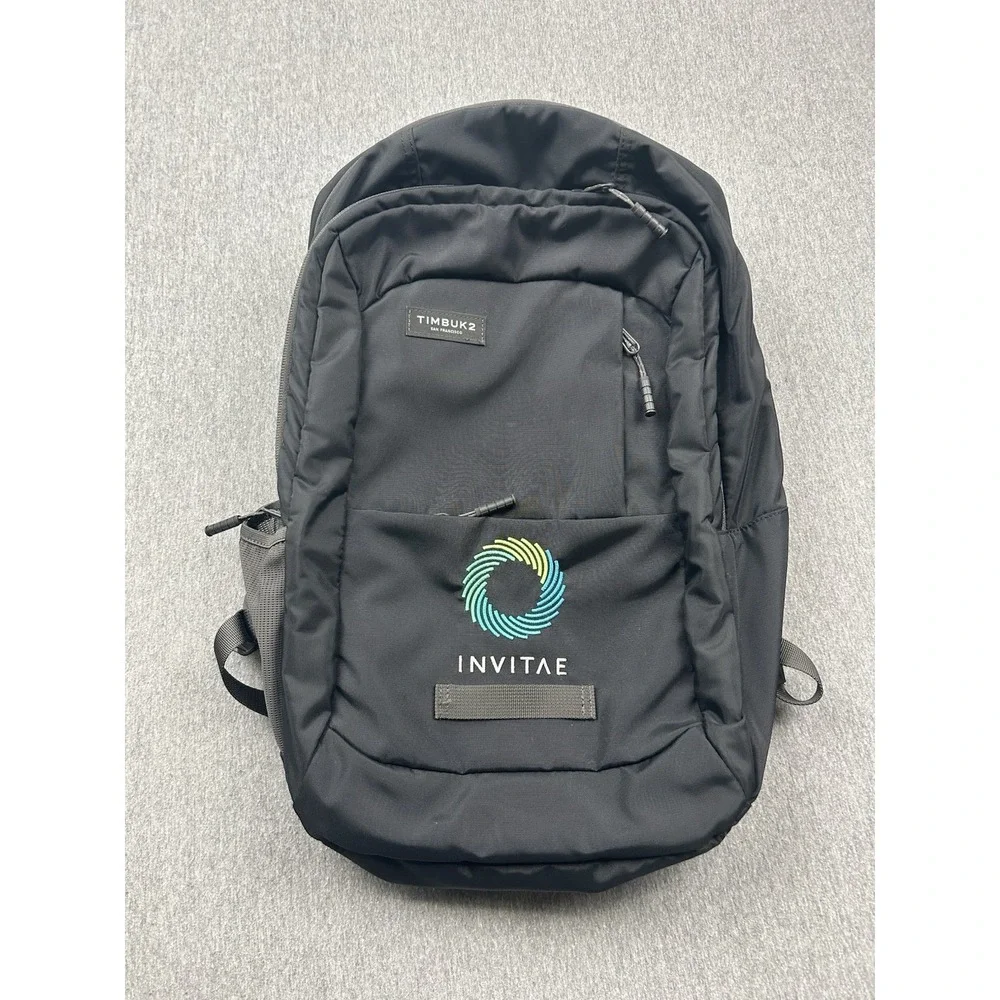Timbuk2 Parkside Laptop Backpack Black Travel‎ Pocket Tablet Work School *LOGO*